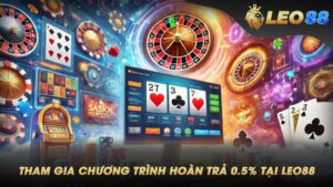 Tham Gia Chương Trình Hoàn Trả Không Giới Hạn 0.5% Tại Leo88
