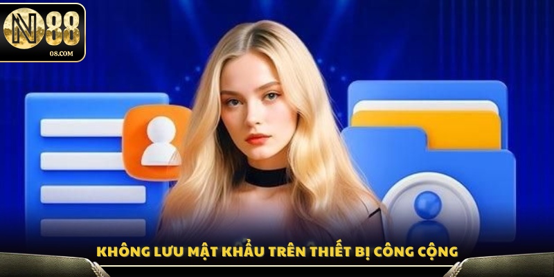 Tránh lưu thông tin đăng nhập khi sử dụng thiết bị lạ