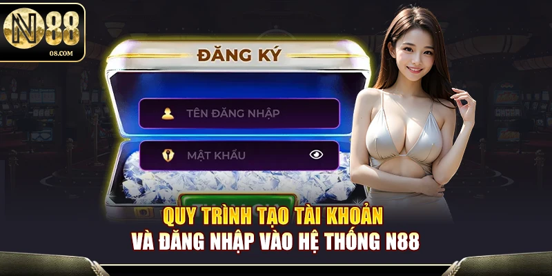 Quy trình tạo tài khoản và đăng nhập vào hệ thống N88